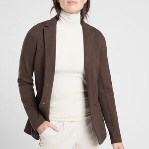 Athleta Venice Heathered Blazer in Brown